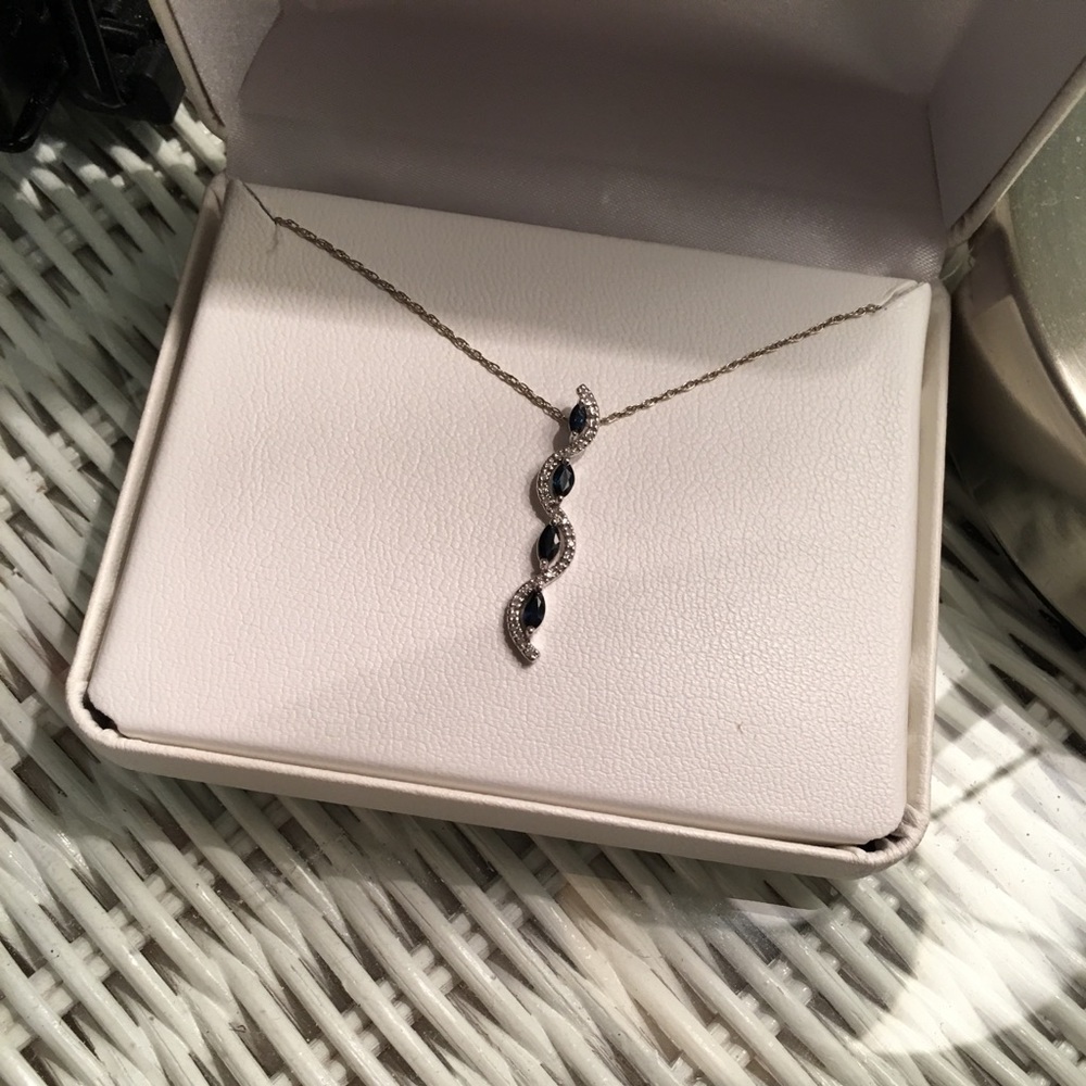 Women’s Sapphire and Diamond Necklace